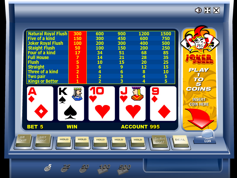 Video poker online in US casinos