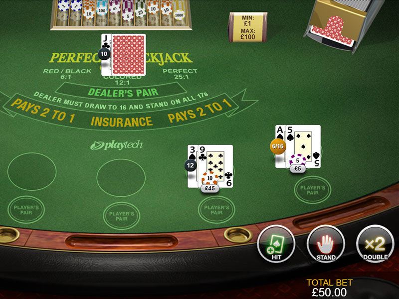 Blackjack online in US casino